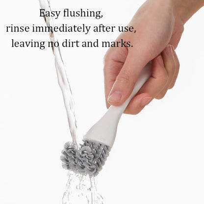 MIUPOO Kitchen Cleaning Brush Set,Kitchen Gap Depth Cleaning Gas Stove Brush,Barbecue Grill Cleaning Brush with Scraper,Scrubber Brush for Range Hood Grease Grime,Set of 3