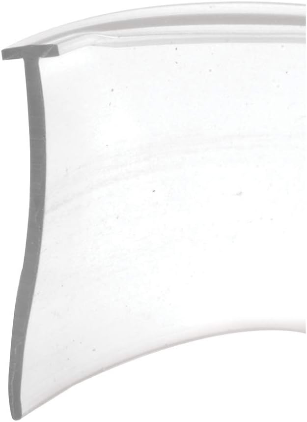 Prime-Line M 6211 Shower Door Bottom Sweep, 36 In. x 1 In. Strip, Vinyl Construction, Clear, 5/32 In. Tee Insert Shape (Single Pack) | Clear, Single Pack