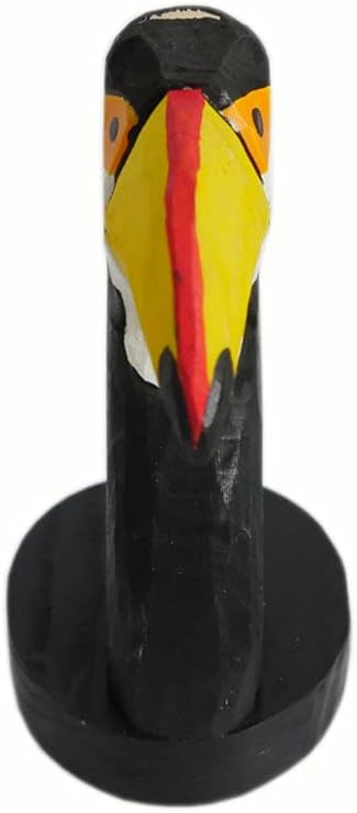 Red Dollar Handmade Wood Carved Animal Eyeglass Holder, Cute Sunglasses Display Stand, Nightstand Home Office Desk Decor, Christmas Holiday New Year Business Gift for Men Women Adults (Dog)