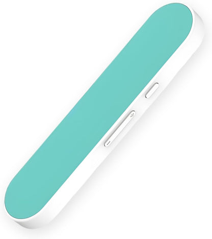 Private Mini Under Pillow Speaker Bluetooth for Sleeping, Portable Bone Conduction Technology with Volume Control/TF Function, Wireless White Noise/Sleep Aid(Blue White)