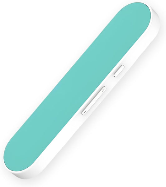 Private Mini Under Pillow Speaker Bluetooth for Sleeping, Portable Bone Conduction Technology with Volume Control/TF Function, Wireless White Noise/Sleep Aid(Blue White)