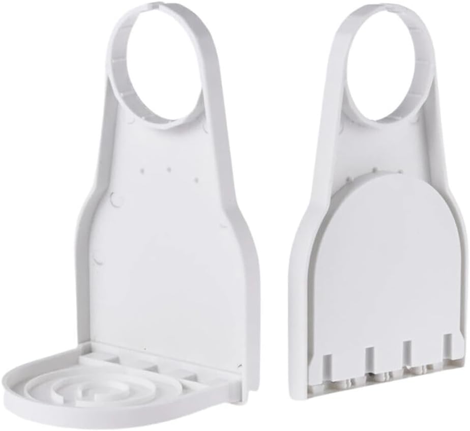 2 Pack Laundry Detergent Cup Holder, Detergent Drip Catcher Drip Tray Catcher No More Mess or Leaks and Drips for Laundry Room - White