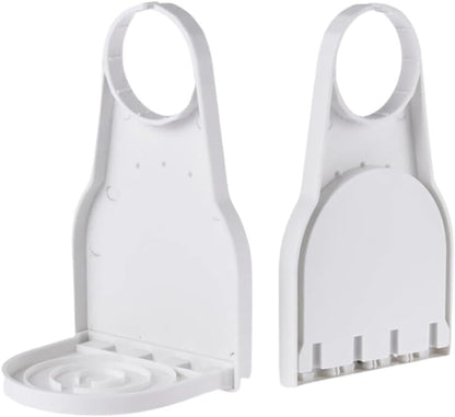 2 Pack Laundry Detergent Cup Holder, Detergent Drip Catcher Drip Tray Catcher No More Mess or Leaks and Drips for Laundry Room - White