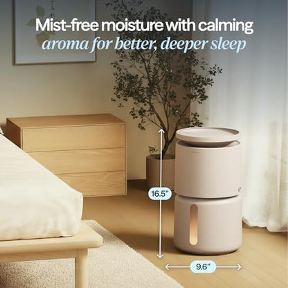 BLUEAIR 3.8L Top-Fill Humidifiers for Bedroom, 1 Gal, DreamWell H38i Grey