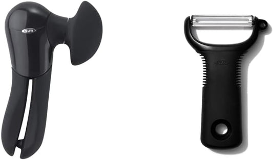 OXO Good Grips Smooth Edge Can Opener + Y-Peeler Bundle