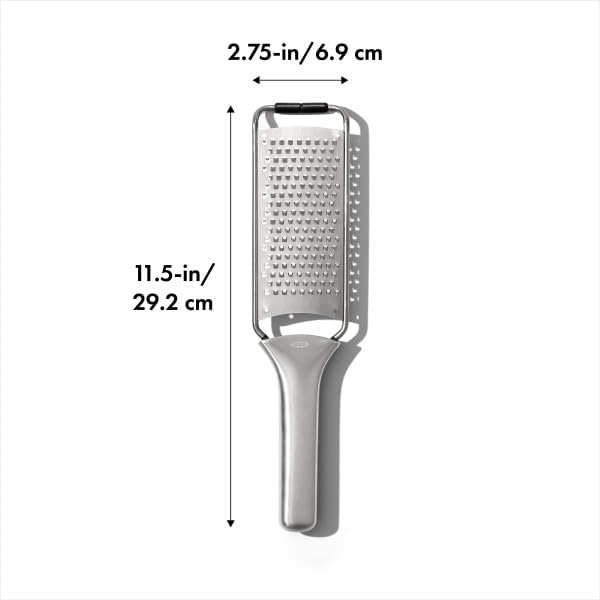 NEW OXO Good Grips Grater, Stainless Steel, Black