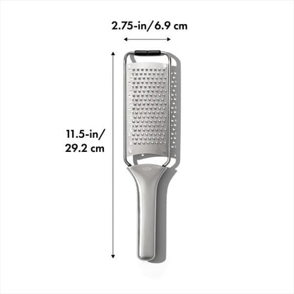 NEW OXO Good Grips Grater, Stainless Steel, Black