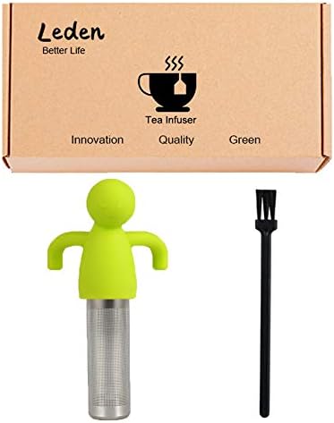 Leden Tea Infuser for Loose Leaf Tea Extra Fine Mesh Tea Steeper Gray