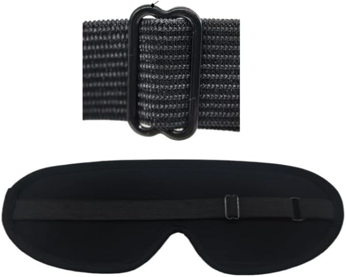 Cooling & Heating Gel Eye Mask, Reusable Hot & Cold Compress for Puffy Eyes, Dark Circles, Eye Fatigue & Relaxation, Black (1 Pack)