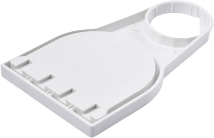 White Foldable Detergent Drip Catcher Laundry Clip Tight On Laundry Bottle Spouts Laundry Detergent Cup Holder Liquid Laundry Detergent