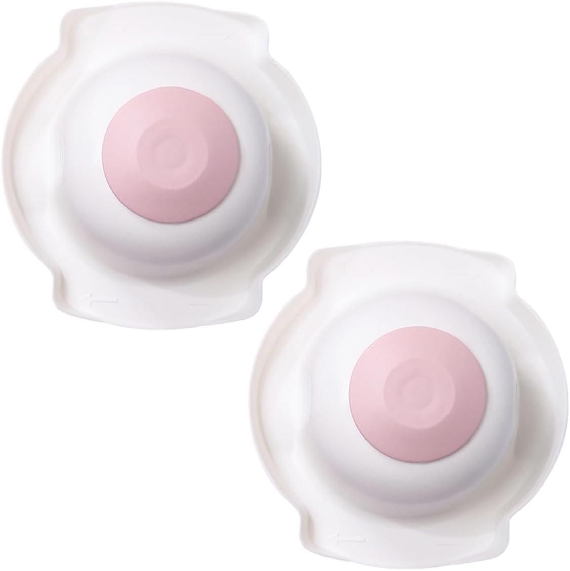 Homoyoyo 2pcs Pink Plastic Finger Guards for Vegetable Grater Hand Protection, Anti-Cut Kitchen Hand Guards for Shredding and Slicing Vegetables Safety