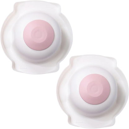 Homoyoyo 2pcs Pink Plastic Finger Guards for Vegetable Grater Hand Protection, Anti-Cut Kitchen Hand Guards for Shredding and Slicing Vegetables Safety