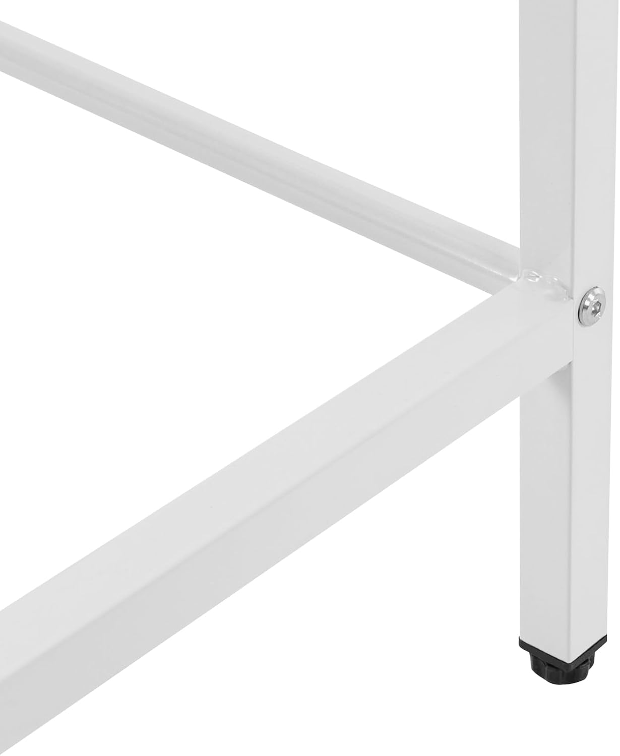 3-Tier Laundry Room Storage Shelf,Over Washer and Dryer Shelves,Floor Standing Washing Machine Storage Rack,White,Marbling