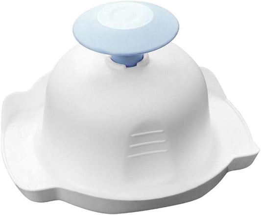 Mandoline Slicer Guard with Non-Slip Grip and Cut-Resistant Protection, Universal Safety Holder for Kitchen Slicers Graters, Dishwasher, Safe Food Prep Tool (Sapphire Blue)
