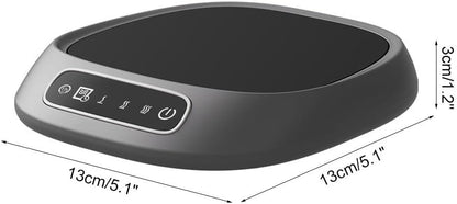 Coffee Mug Warmer,Electric Smart Beverage Cup Warmer with Timer & Auto Shut Off,Quick Heating,3 Temperature Settings for Office Travel Desk