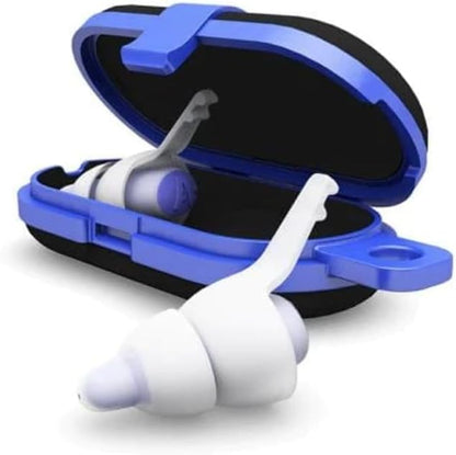Alpine SleepDeep Earplugs for Sleeping – Side Sleepers & Snoring – Ultra-Soft Noise Reducing Earplugs – 27dB SNR – Hypoallergenic, Silicone-Free – 2 Pairs (S + L)