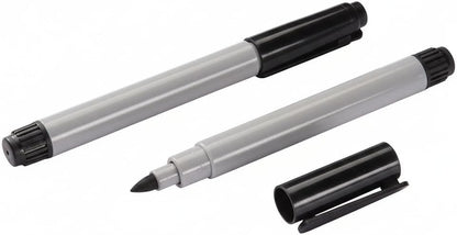 Cadie Permanent Freezer Marker Set of 2 – Waterproof Fast-Drying Black Fine Bullet Tip Ink Pens for Food Labeling, Fridge & Freezer Storage, Lab & Kitchen Use, & General Organization