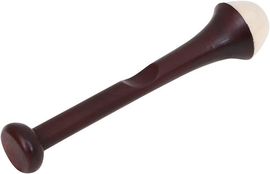 Mini kansa Wand for face Massager with Teak Wood Handle (Dark Brown)