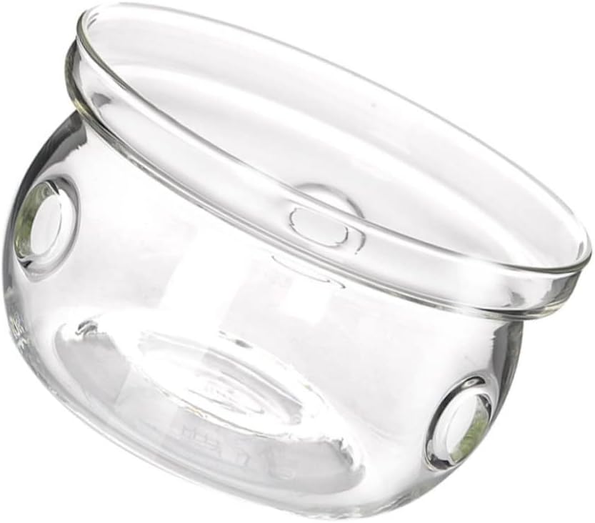 1pc Insulated Glass Base Heating Stand for Teapot Practical and Stylish Design for Home Tea Parties Keeps Tea Warm Without Candle