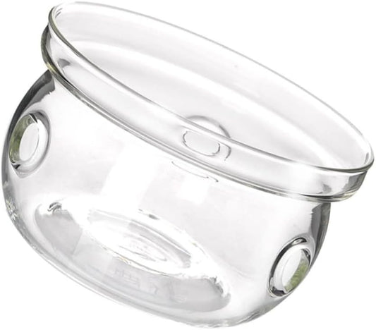 1pc Insulated Glass Base Heating Stand for Teapot Practical and Stylish Design for Home Tea Parties Keeps Tea Warm Without Candle