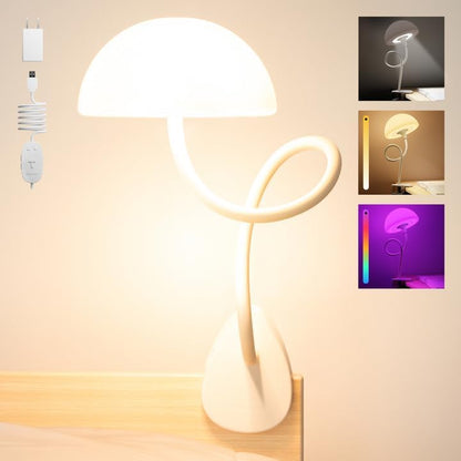 Shroommate Dorm Room Essential Clip On Bed Light for Dorm Room - Black