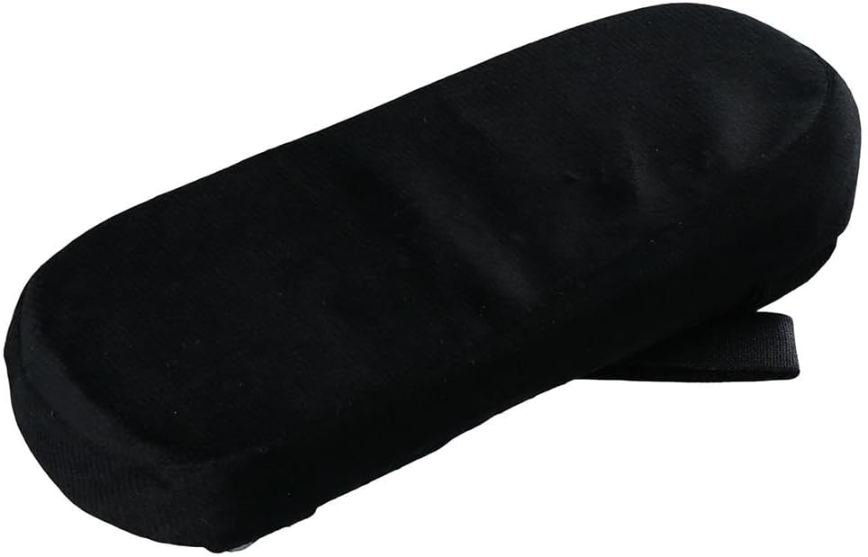 Black Single Office Chair Parts Arm Pad Memory Foam Armrest Cover Cushion Pad for Home Office Chair Comfortable Elbow Pillow