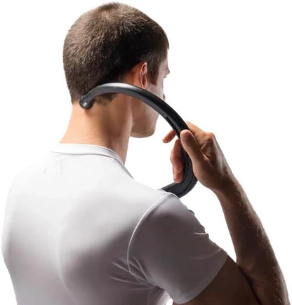 Backnobber II Massager Cane, Cobalt Blue | Deep‑Tissue Self‑Massage Therapy Tool for Neck, Shoulders & Back, Portable, Strong Fiberglass Reinforced Nylon Hook, USA Made