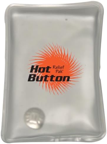 Relief Pak Hot Button Instant Reusable Hot Compress, Neck