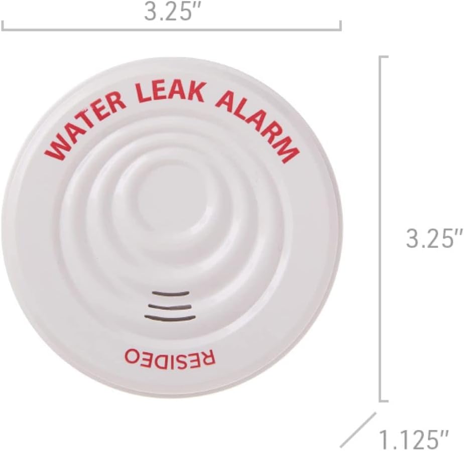 Resideo RWD21 Reusable Water Leak Alarm,White