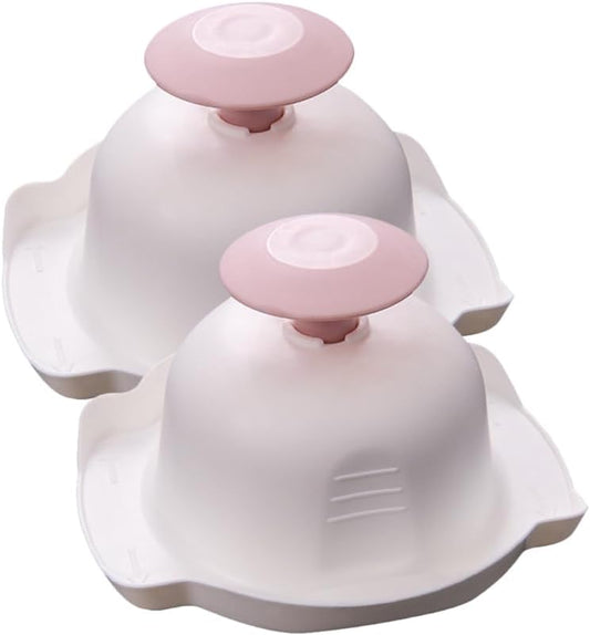 2pcs Kitchen Grater Hand Shield for Vegetable Slicing, Pink