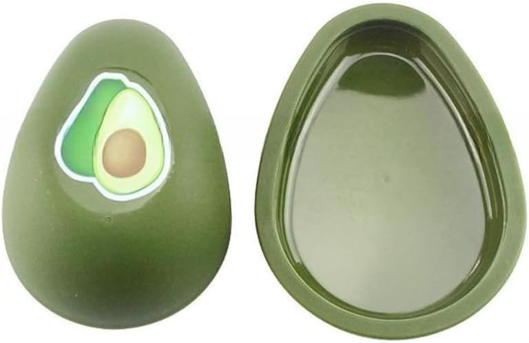 2 Pack Avocado Storage Containers Reusable Refrigerator Avocado Saver Container Keep Avocado Fresh for Leftover Avocado Storage Holder for Fridge