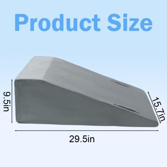 ROYALAY Leg Elevation Pillows for After Surgery, Knee Surgery Recovery Equipment with Handle, Leg Lifter Blood Circulation, Knee Replacement Recovery Aids for Hip Foot Ankle, Single
