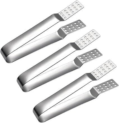 3Pcs Silver Tea Bag Squeezer Stainless Steel Tea Bag Tongs Tea Bag Strainer Clip for Loose Tea Loose Leaf Gripping Ice Cube, Tea Bag Sugar, Tea Strainers and Filters, Tea Accessories, Tea Filters