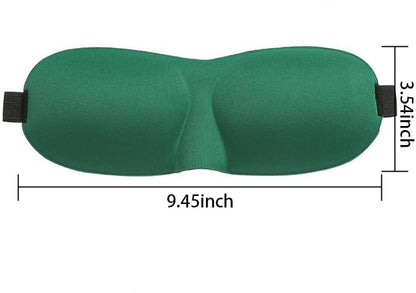 Sleep Mask for Back and Side Sleepers 1 Pack, 3D Light Blocking Eye Mask for Sleeping, Zero Pressure Eye Cover for Women and Men, Lightweight Breathable Night Blindfold Black