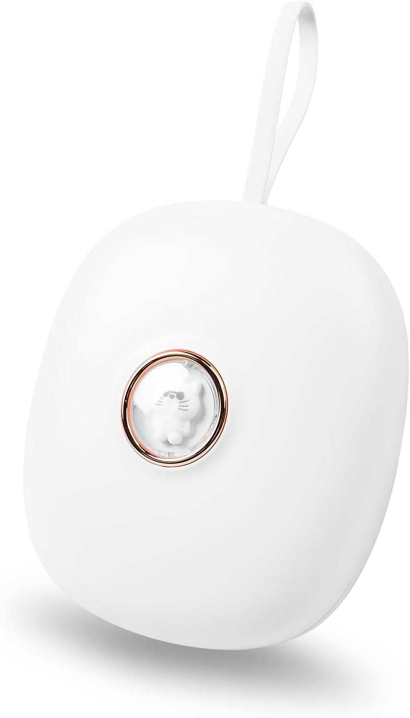 Vibrating Alarm Clock,Alarm Clock for Heavy Sleepers,Battery Alarm Clock,Bed Shaker Alarm Clock for Deaf People,Hearing Impaired,Digital Clock Battery Operated-White