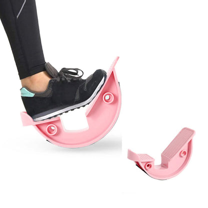 Foot Rocker, Calf Stretcher, Massager For Plantar Fasciitis, Achilles Tendonitis Calf, Foot, Heel, and Ankle Lower Leg Pain Relief, Stretches Strained Muscle Plate, Pink