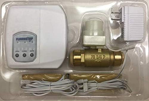 FloodStop Water Heater Leak Detector Kit, 3/4" Press x Press | Automatic Water Shut-Off and Visual/Audible Alarms