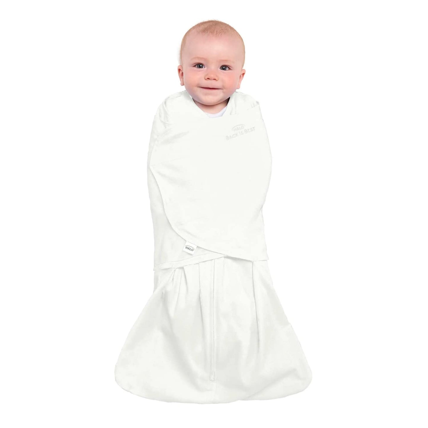 HALO 100% Cotton Sleepsack Swaddle, 3-Way Adjustable Wearable Blanket, TOG 1.5, Pink Floral, Newborn, 0-3 Months - Colors B