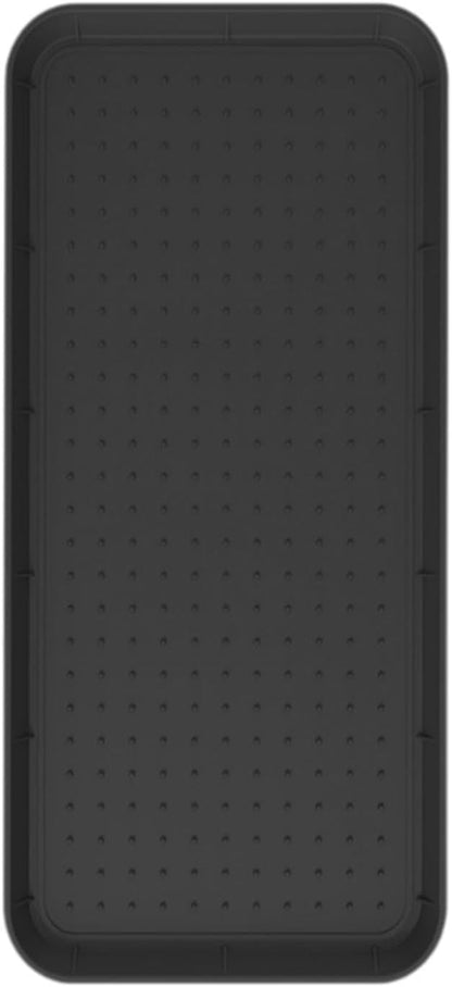 predolo Boot Tray Heavy Duty Silicone Multi Purpose Tray Raised Edge Suitable for Entryway Garden Patio Home Organization, Gray