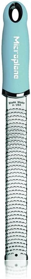 Premium Classic Series Zester - Lipstick Pink | Lemon Zester tool, Hard Cheese & Vegetable Grater | For Citrus, Parmesan Cheese, Garlic, Ginger, Nutmeg | Fine Stainless Steel Blade, Made in USA