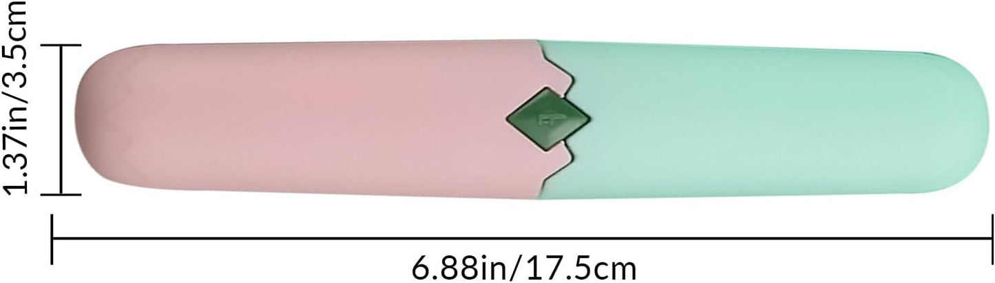 2 in 1 Paring Peeler Knife Multifunctional Stainless Steel Peeler,Creative Fruit and Vegetable Dual-Use Peeler Knife, Outdoor Portable Safety Cover Peeling Fruit Peeler, Kitchen gadgets (pink)
