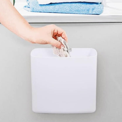 Simplation Magnetic Lint Bin for Laundry Room Storage, Lint Holder Bin | Magnetic Lint Bin, Plastic Lint Trash Can for Laundry Room