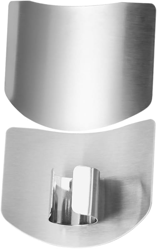 2pcs Stainless -guard Cutting Finger Guards Grater Safety Holder Finger Protectors Cutting Protector Chopping Finger Guards Knuckles Vegetable Protective Cover
