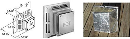Direct Vent Fireplace Termination Cap Cover #3 - Lennox 4.5 HT-2 Horizontal Termination Cap