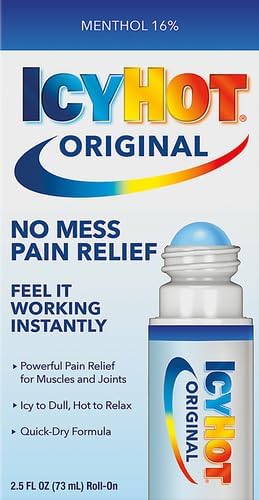 Icy Hot Original Pain Relief, Nighttime Recovery, Roll-On, Lavender, 2 oz.