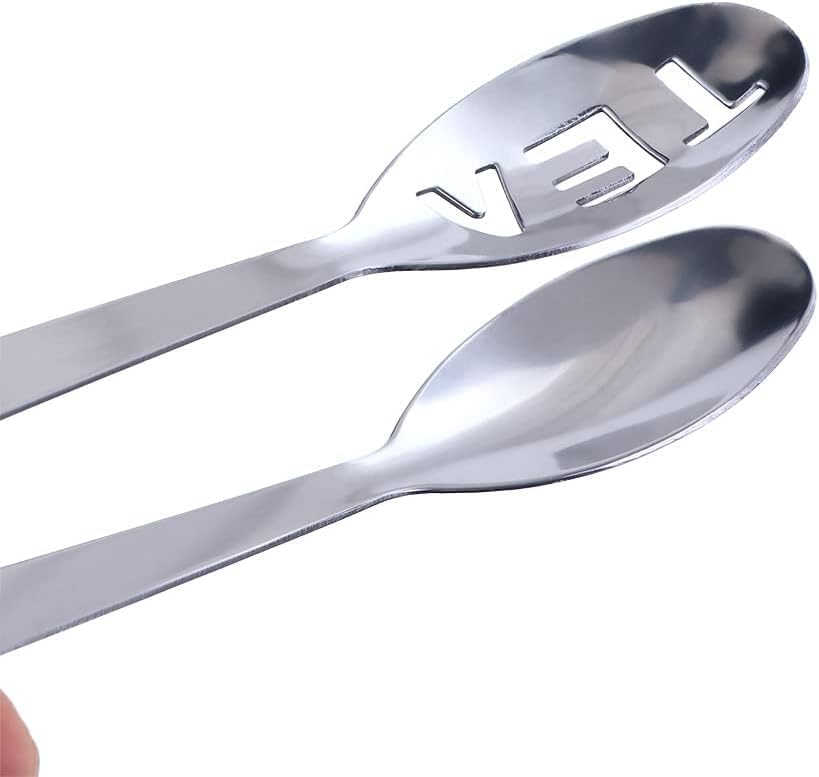 Silver Tea Bag Squeezer,Stainless Steel Oval Tea Bag Squeezer Tongs,Tea Filter Clamp Tea Strainer Holder Clip,Suitable for Gripping Ice Cube,Sugar Tea Filters(12.3cm)