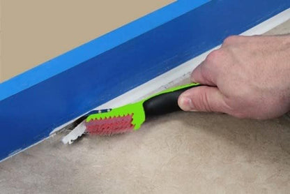 Warner Manufacturing 3-in-1 Caulk Tool for Easy Removal and Application, Scraper, Brush and Applicator,Green