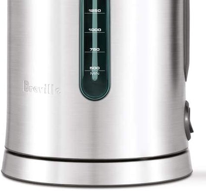 Breville BKE700BSS Soft Top Pure Hot Water Kettle, Brushed Stainless Steel | Quickly heat water for tea, coffee and instant meals with electric kettle featuring a soft-opening lid | 7 cup capacity