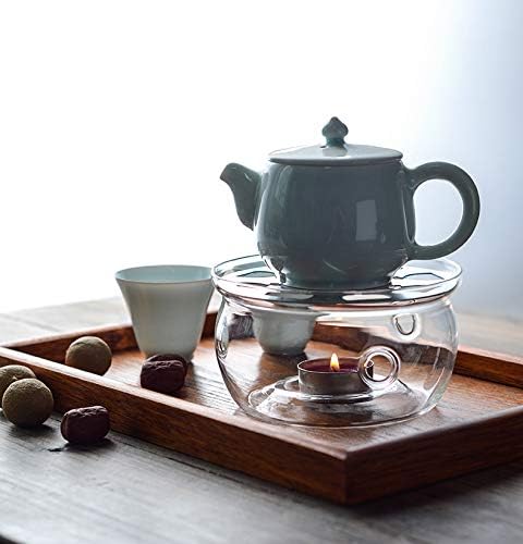 Jusalpha High Heat Resistant & Lead-Free Glass Teapot Warmer (Glass Warmer 002)