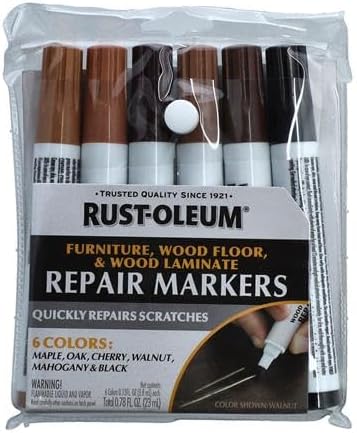 Rust-Oleum Wood Stain Repair Marker Kit - 6 Colors
